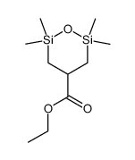 2,2,6,6-tetramethyl-[1,2,6]oxadisilinane-4-carboxylic acid ethyl ester Structure