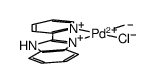 (2-pyridin-2-yl-1H-benzoimidazole)PdClMe结构式