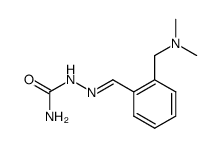 2-dimethylaminomethyl-benzaldehyde-semicarbazone Structure