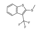 3-trifluoromethyl-2-methylthiobenzo[b]thiophene结构式