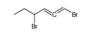 1,4-dibromo-hexa-1,2-diene结构式