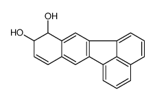 BENZO(k)FLUORANTHENE-8,9-DIOL, 8,9-DIHYDRO- Structure