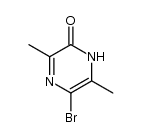 5-bromo-3,6-dimethyl-1H-pyrazin-2-one结构式