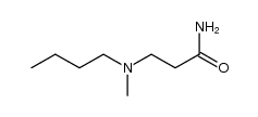 3-(butyl(methyl)amino)propanamide Structure