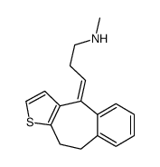 (3E)-3-(4,5-dihydrobenzo[1,2]cyclohepta[3,4-b]thiophen-10-ylidene)-N-methylpropan-1-amine结构式