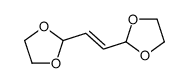 2-[2-(1,3-dioxolan-2-yl)ethenyl]-1,3-dioxolane Structure