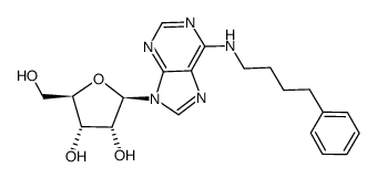 N-(4-Phenylbutyl)adenosine Structure