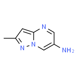 2-Methylpyrazolo[1,5-a]pyrimidin-6-amine结构式