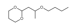 2-(2-butoxypropyl)-1,3-dioxane Structure