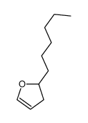 2-hexyl-2,3-dihydrofuran Structure