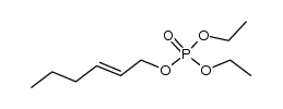 (E)-hex-2-enyl diethyl phosphate结构式