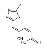 N'-(5-methyl-1,3,4-thiadiazol-2-yl)but-2-enediamide结构式