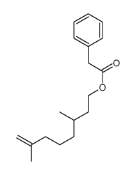 苯乙酸(S)-3,7-二甲基-7-辛烯酯结构式