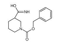 (R)-1-N-Cbz-哌啶-3-甲酰胺结构式