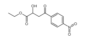 ethyl β-(p-nitrobenzoyl)lactate Structure