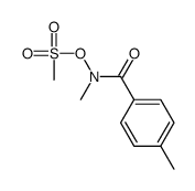 [methyl-(4-methylbenzoyl)amino] methanesulfonate Structure