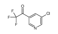 1-(5-chloropyridin-3-yl)-2,2,2-trifluoroethanone结构式