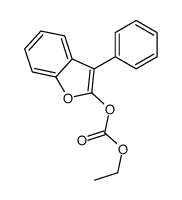 ethyl (3-phenyl-1-benzofuran-2-yl) carbonate Structure