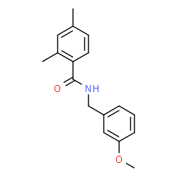 N-(3-Methoxybenzyl)-2,4-dimethylbenzamide结构式