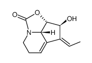 1H-2-Oxa-7a-azacyclopent[cd]inden-1-one,4-ethylidene-2a,3,4,6,7,7b-hexahydro-3-hydroxy-,[2aS-(2a-alpha-,3-alpha-,4E,7b-alpha-)]- (9CI)结构式
