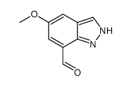 5-methoxy-1H-indazole-7-carbaldehyde Structure