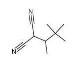 2-(3,3-dimethylbutan-2-yl)malononitrile Structure