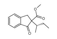 2-sec-butyl-2-(methoxycarbonyl)-1-indanone Structure
