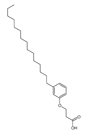 3-(3-pentadecylphenoxy)propanoic acid结构式