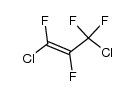 trans-1,3-dichloro-1,2,3,3-tetrafluoro-1-propene结构式