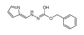 benzyl N-[[(Z)-pyrrol-2-ylidenemethyl]amino]carbamate Structure