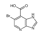 6-BROMO-3H-IMIDAZO[4,5-B]PYRIDINE-7-CARBOXYLIC ACID结构式