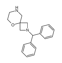2-(Diphenylmethyl)-5-oxa-2,8-diazaspiro[3.5]nonane structure