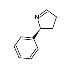 (S)-2-phenyl-3,4-dihydro-2H-pyrrole结构式