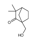 (1R,4S)-4-(hydroxymethyl)-2,2-dimethylbicyclo[2.2.1]heptan-3-one结构式