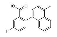 5-fluoro-2-(4-methylnaphthalen-1-yl)benzoic acid Structure