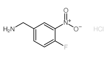 (4-FLUORO-3-NITROPHENYL)METHANAMINE HYDROCHLORIDE structure