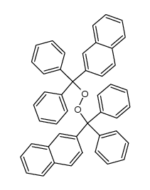 bis(β-naphthyldiphenylmethyl) peroxide Structure