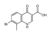 7-Bromo-4-hydroxy-8-methylquinoline-3-carboxylic acid picture