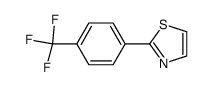 2-(4-(trifluoromethyl)phenyl)thiazole structure