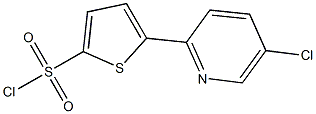 5-(5-chloropyridin-2-yl)thiophene-2-sulfonyl chloride结构式