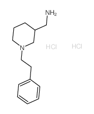C-(1-Phenethyl-piperidin-3-yl)-methylamine dihydrochloride结构式