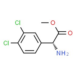 (R)-AMINO-(3,4-DICHLORO-PHENYL)-ACETIC ACID METHYL ESTER Structure