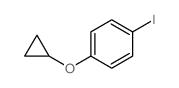 1-Cyclopropoxy-4-iodo-benzene结构式