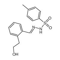 2-(2-hydroxyethyl)benzaldehyde tosylhydrazone Structure