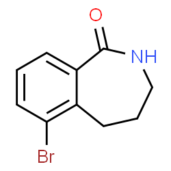 6-BROMO-2,3,4,5-TETRAHYDROBENZO[C]AZEPIN-1-ONE Structure