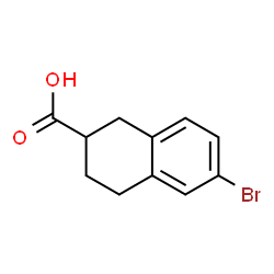 6-bromo-1,2,3,4-tetrahydronaphthalene-2-carboxylic acid Structure
