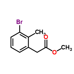 Methyl (3-bromo-2-methylphenyl)acetate结构式