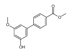 methyl 4-(3-hydroxy-5-methoxyphenyl)benzoate结构式