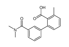 2-[3-(dimethylcarbamoyl)phenyl]-6-methylbenzoic acid结构式