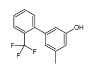 3-methyl-5-[2-(trifluoromethyl)phenyl]phenol结构式
